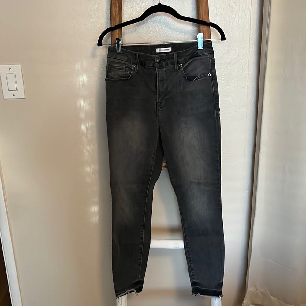 Gray Good Legs Good American Jeans
